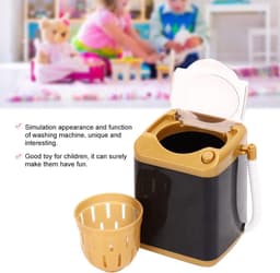 Mini Elektrische Wasmachine - Automatische Makeup Brush Cleaner voor Kinderen - Mini Wasmachine voor Makeup Sponzen (Goud) — thumbnail 3