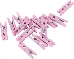 Miniknijpers pakje a 24 stuks roze — thumbnail 2