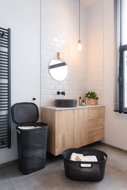 Curver Infinity Recycled Dots Wasmand - 40L - 2 stuks - Donkergrijs — thumbnail 3