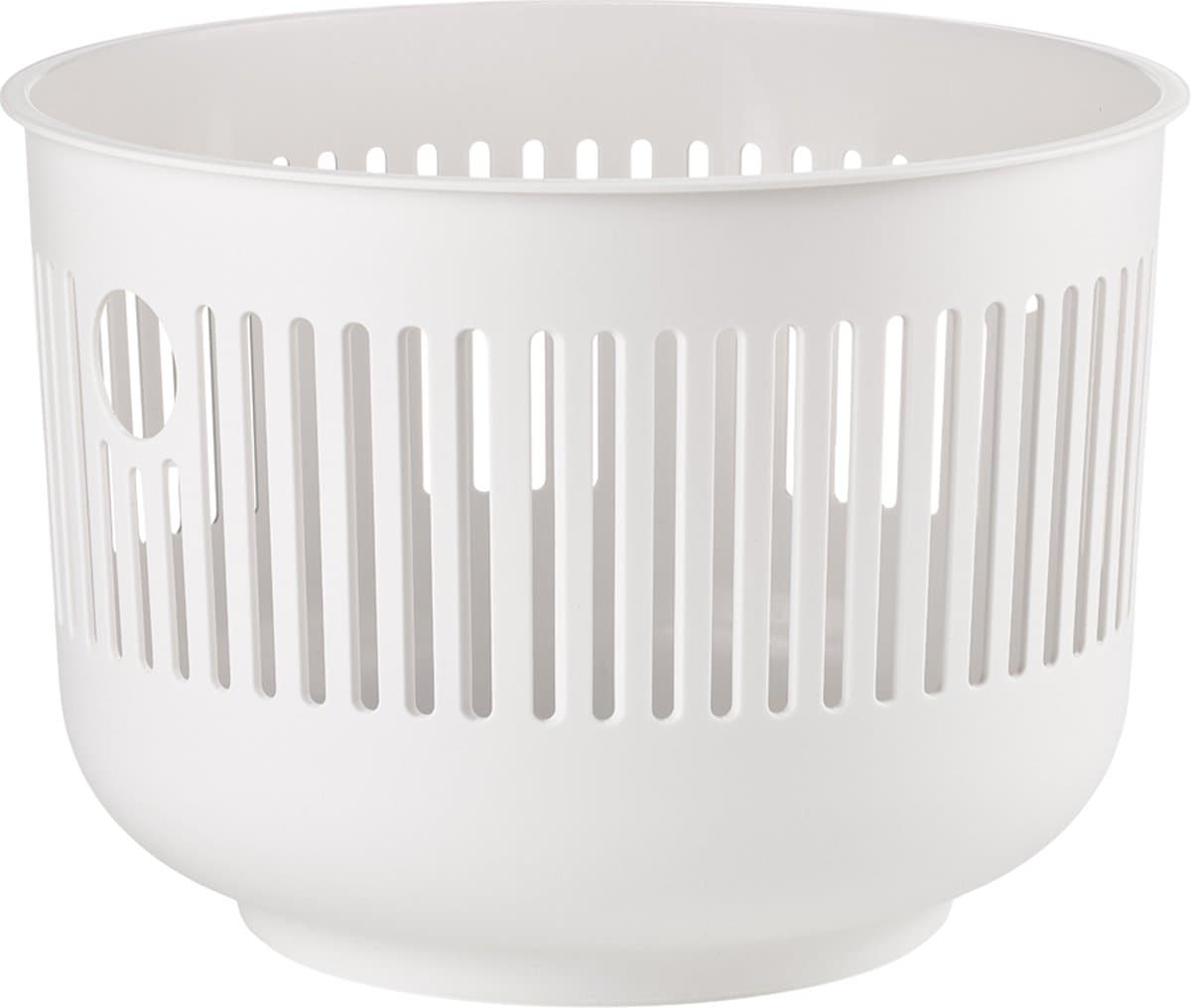Zone Denmark Ume Wasmand - 30 liter - Wit - Kunststof - Ronde Wasmand met Hengsel - Kleine Wasbox of Opbergmand — afbeelding 1