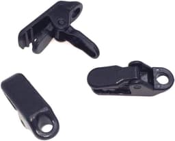 Tentclips - winddicht en ideaal voor outdoor-activiteiten - 50 stuks - zwarte kunststof — thumbnail 5