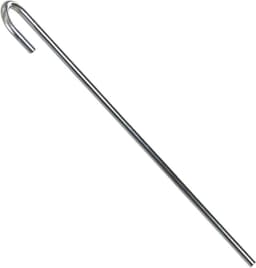 Grondanker XL - Tentharingen Stormvast - Tent Bevestigen - Verzinkt Staal - 40 cm - Zilver — thumbnail 2