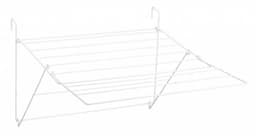 Sauvic Uitschuifbare Balkonwaslijn Transparant — thumbnail 2