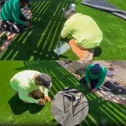 Anker voor tuinmeubelen, verzinkt - Set van vier, stevig en duurzaam — thumbnail 3
