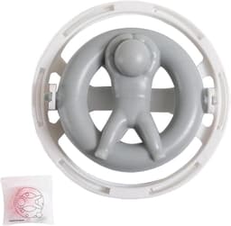 Wasmachine Pluisvanger - Haarfilter - Kleding Reinigen - Fijnmazig Ontwerp - 10x10x4 cm - Grijs Groen — thumbnail 1