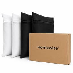 Waszakken Set van 4 – Zwart & Wit – 25x30 cm – Stevige Rits – Beschermt Kleding – Hoogwaardig Polyester - Wasmachine - Donker Wasgoed - georganiseerde bagage - huishoudaccessoires — thumbnail 4