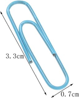 500 Stks Papier Clips Gekleurde Papier Clips Plastic Gecoat Metaal Papier Klemmen voor Kantoorbriefpapier Verschillende Kleuren — thumbnail 3