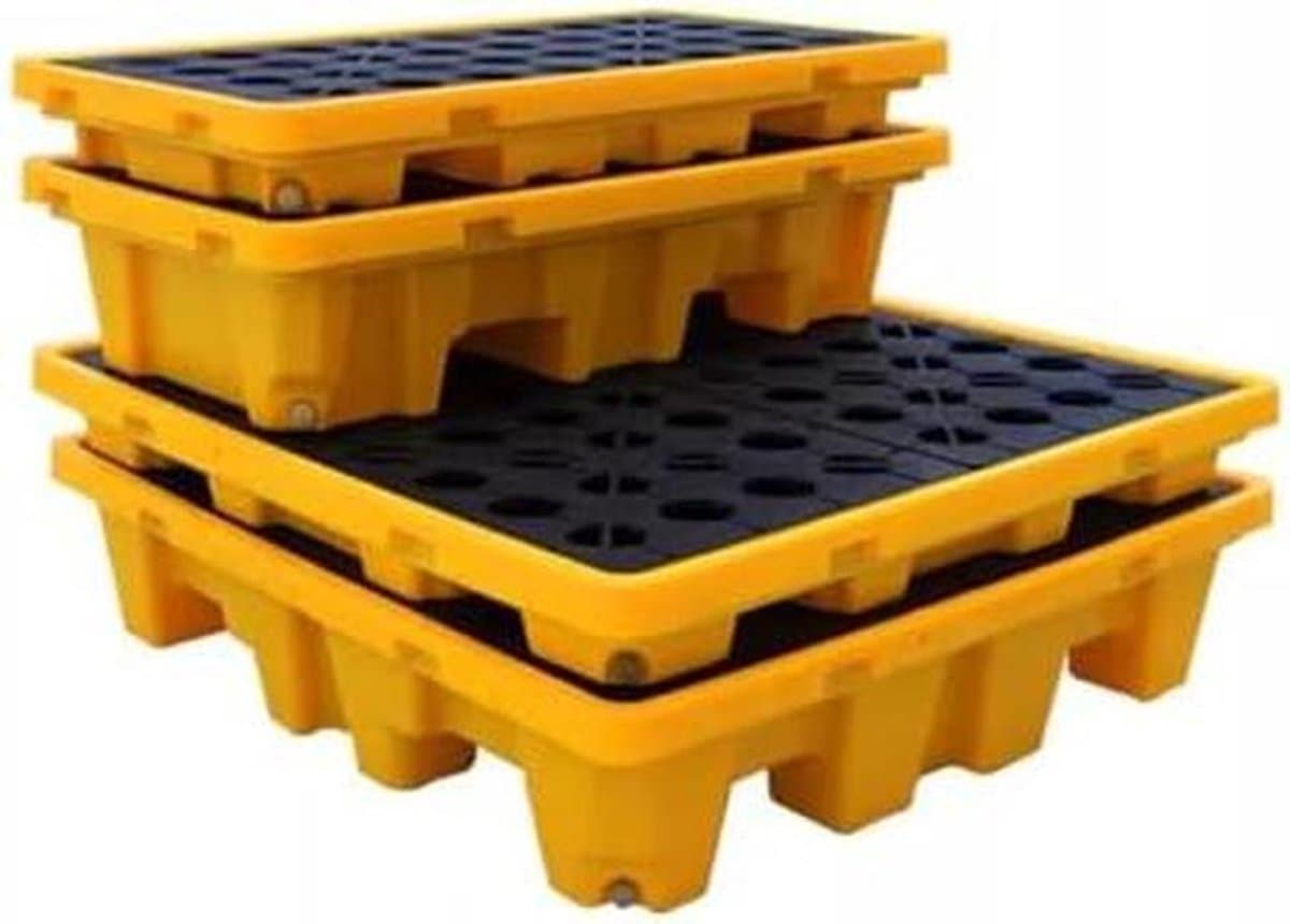 Lekbak voor Vaten - Opvangbak Olie - Lekkage Voorkomen - Robuust Polyethyleen - 130 x 68 x 30 cm — afbeelding 1
