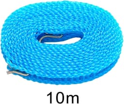 Waslijn - Draagbare lijn - Buiten drogen - Winddicht ontwerp - 1000cm - Blauw — thumbnail 3