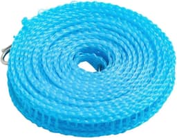 Waslijn - Draagbare lijn - Buiten drogen - Winddicht ontwerp - 1000cm - Blauw — thumbnail 1