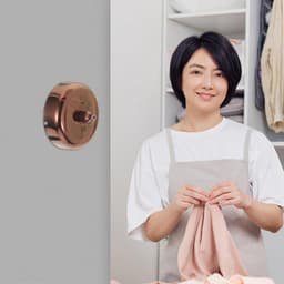 Uitschuifbare Waslijn - Drooglijn - Ruimtebesparend Drogen - Automatisch Intrekbaar - 9.5 Centimeter - Roségoud — thumbnail 3