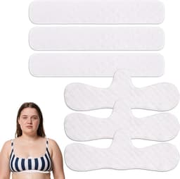 Ademende en absorberende bh-liners - Set van 6 - Duurzaam en comfortabel - Beschikbaar in 2 maten voor optimale pasvorm — thumbnail 1