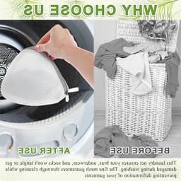 Set van 4 Wasnetten voor de Wasmachine - Herbruikbaar, Ideaal voor Bh's, Ondergoed en Kleding - Stevig en Duurzaam Wasaccessoire — thumbnail 5