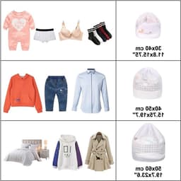 3-delige trekkoord waszak set van fijn gaas, ideaal voor delicate was, babykleding en speelgoedopslag — thumbnail 5