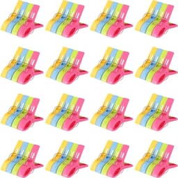 Grote Plastic Wasknijpers voor Handdoeken en Kleding - 64 Stuks, Ideaal voor Strand en Buitengebruik, 12.5x7.3x2.3cm — thumbnail 1