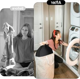 Grote Waszakken voor Reizen en Thuis, Herbruikbare Waszak met Trekkoord voor Vuile Kleding, Ideaal voor Studenten en Reizen - Zwart — thumbnail 5