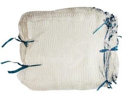 Ritselzakken - Opbergzakken - Groenten en fruit - Ademend en belastbaar - 30 x 50 cm - Wit