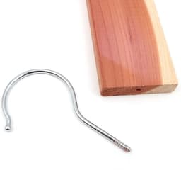 Natuurlijke Cederhouten Hangende Blokken voor Kasten en Kleding - Mottendoder en Geurverfrisser voor Lades en Kledingkasten - 4 Stuks tegen Motten en Geurtjes — thumbnail 2