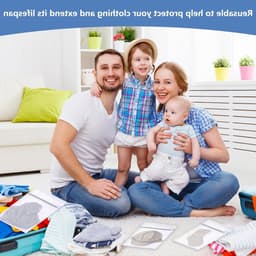 Set van 8 waszakken voor de wasmachine – Fijne wasnetten 30x20cm & 30x40cm – Herbruikbare beschermende waszakken voor lingerie, sokken en babykleding — thumbnail 4