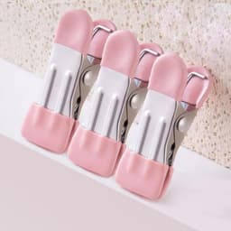 Wasspelden 10 stuks - Waslijnpin Klemmen - Kleding Drogen - Roestvrij Staal - 55x23mm - Lichtgroen — thumbnail 2