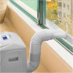 Airco Afvoerslang - Flexibele Buis - Koeling Optimaliseren - Universele Compatibiliteit - 150 mm Diameter - Wit — thumbnail 2