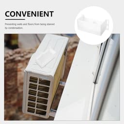 Wateropvangbak Airco - Lekbak Buitenunit - Condens Afvoeren - Weerbestendig Ontwerp - 13 x 8 x 5 cm - Wit — thumbnail 4