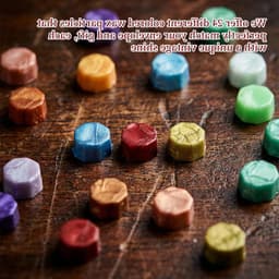Set van 600 Wasbolletjes met Transparante Deksel en Pincet, 24 Kleuren voor Verzegelen van Uitnodigingen, Enveloppen en Cadeauverpakking, Perfect voor DIY Projecten — thumbnail 4