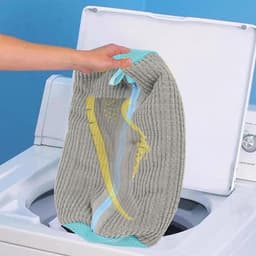 Herbruikbare Schoenwaszak met Rits voor Sneakers, Hardloopschoenen en Speelgoed - Ideaal voor Schoenreiniging en Onderhoud (2) — thumbnail 4