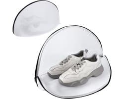 Dailygoods- Schoenwaszakken - 2 Stuks - Mesh Waszakken - Schoenbescherming - Waszakken voor Wasgoed - Wit - Duurzaam Materiaal