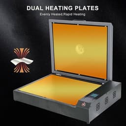 Textiel Printer Droger - DTF Oven Transfer - Kleding Bedrukken - Dubbele Verwarmingselementen - 40 x 32 cm - Multicolor — thumbnail 3