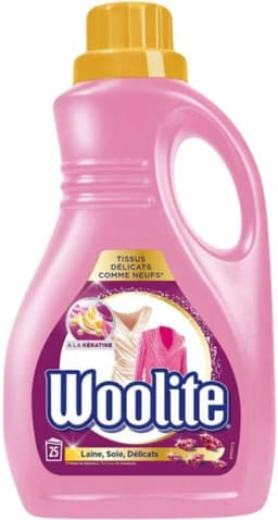 Woolite Delicate Stoffen Wasmiddel met Keratine - 25 Wasbeurten - 1,5L — thumbnail 3