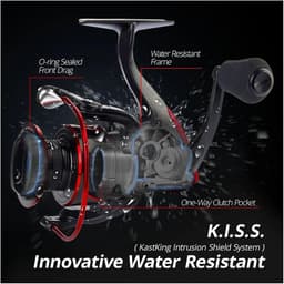 Vismolen - Spinmolen Haspel - Vissen - Waterdicht Ontwerp - 18 kg slipkracht - Kleur 11 — thumbnail 2
