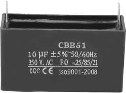 Dailygoods - CBB61 Condensator - Startcondensator Ventilatormotor - 350VAC 10UF - 2 Pin - Compact en Praktisch - Voor Ventilators en Motoren — thumbnail 1