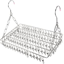 Dailygoods- Wasdroogrek Roestvrij Staal - Multifunctioneel Droogrek - Inklapbaar - Verstelbaar - Kledingrek - Lange Levensduur — thumbnail 1