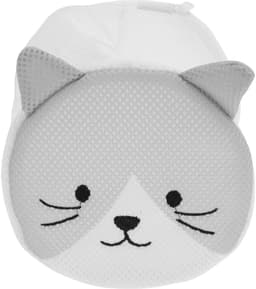Dailygoods- Waszak - 3 Liter - Mesh-Waszakken met Rits - Duurzaam Polyester - Bescherming voor Lingerie/Sokken - Grijs Kattenpatroon - Waszakje — thumbnail 1
