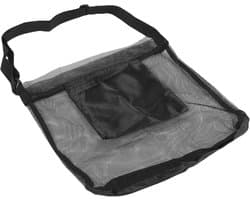 Paddenstoelenplukzak Gaas - Foerageertas Polyester - Bessen Verzamelen - Lichtgewicht Ademend - 43x43cm - Zwart