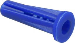 Plastic Ankers - Hollewandankers Conisch - Bevestigen in Muur - Zelfrotatie Voorkomend - 8-10 X 7/8-inch - Blauw — thumbnail 1