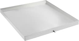 Opvangbak Wasmachine - Lekbak Afvoer - Voorkom Waterschade - Roestvrij Staal 304 - 81x76x6 cm - Zilver — thumbnail 1