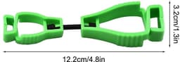 Dailygoods - Jagers Gear Clips - Opknoping Riemclip - Sterk en duurzaam - 5 stuks - Bevestigen van hoeden en handschoenen - Ideaal voor wandelaars - C — thumbnail 2