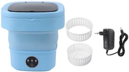 Store_9 - Kleine Opvouwbare Wasmachine - Draagbare Emmer - Multifunctioneel - Blauw - Mini Wasmachine - Geschikt voor Ondergoed en Sokken - Compact... — thumbnail 1