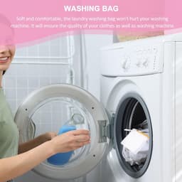Allecto - Mini Wasmachine - Waszakken Set - Perfect voor Ondergoed - Diverse Kleuren - Handig voor Reis - Bescherming van Delicate Kleding — thumbnail 5