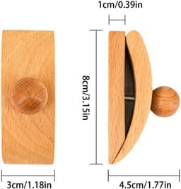 Wandhanger voor quilts — Moderne displayclipset | Compact ophangsysteem voor kleden en wandtapijten met gripmechanisme | Draagbare metalen stoffastener-set | Minimalistische designstijl voor wandkunst | Ideaal voor woon- en kamerdecoratie — thumbnail 3