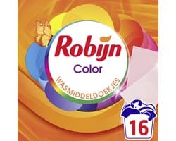 Robijn Classics Color Wasmiddeldoekjes 16 wasstrips
