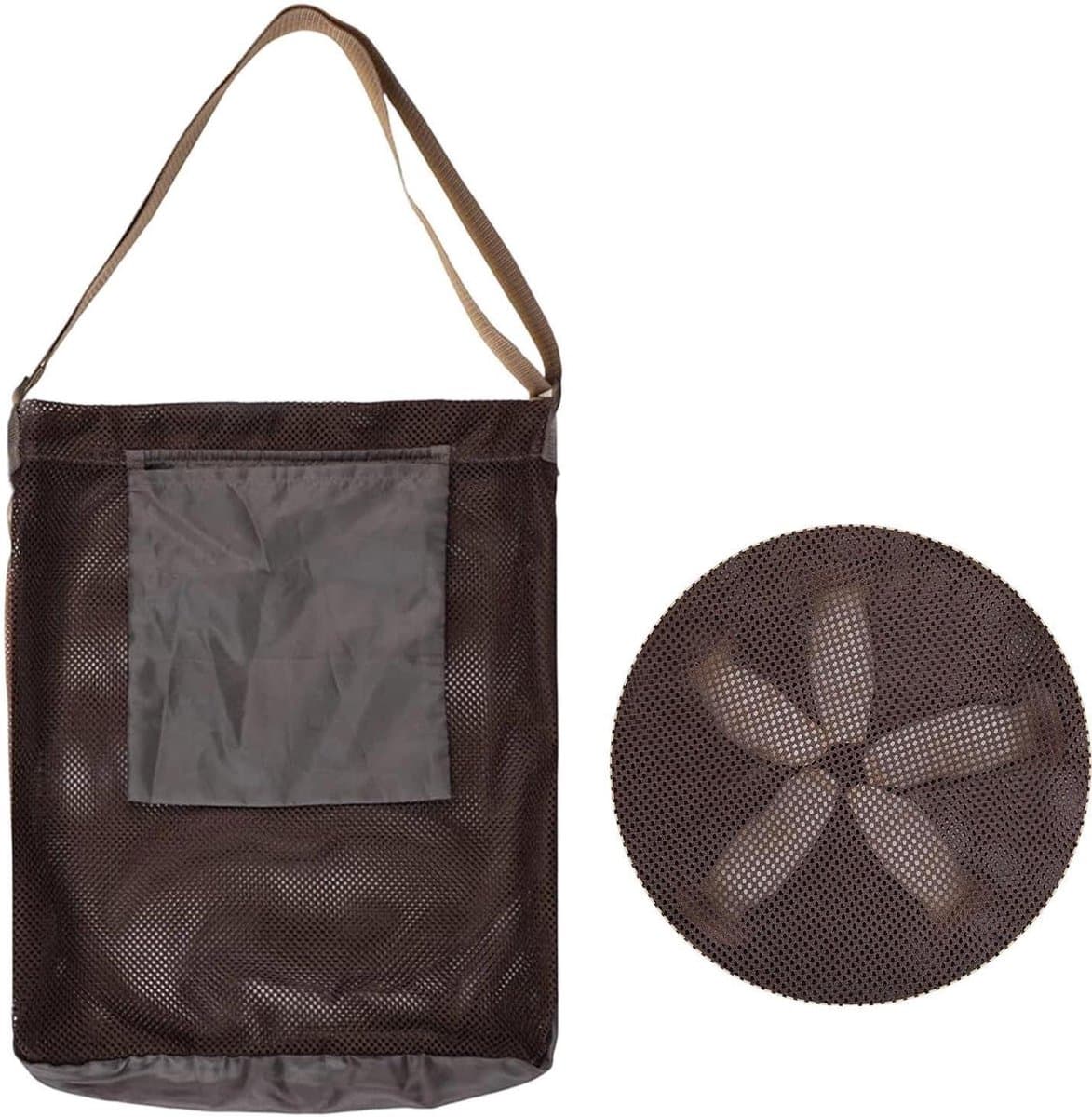 Oogstzak - Verzamelzak - Buiten Verzamelen - Ademend Gaas - 44 x 40 cm - Niet gespecificeerd — afbeelding 1