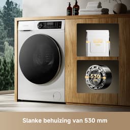 Dreame Wasmachine S-Ultra 9kg – DD Direct Drive Motor, Stoomsterilisatie, 7 Wasprogramma's, 530mm Slanke Behuizing, 1200 tpm, Energieklasse A — thumbnail 5