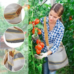 Fruitplukzak - Tuinschort Oogstschort - Handen Vrij Tuinieren - Verstelbare Oogstopslag - 55x55 cm - Niet gespecificeerd — thumbnail 2
