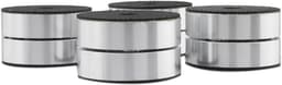 Luidspreker Isolatie Voetjes - Vibratie Dempers - Audio Verbetering - Aluminium Constructie - 40 x 23mm - Zilver — thumbnail 1