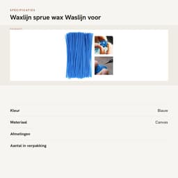 Dailygoods- Waslijn Multifunctioneel - Gietwas voor Sieraden - Waslijn voor Verwerken - Waslijn zonder Resten - Waslijn 1 mm - Praktisch Gereedschap — thumbnail 5
