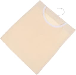 Opbergzak Wasknijpers - Waszak Hanger - Ruimte Besparen - Grote Opening - 36x26.5CM - Beige — thumbnail 1