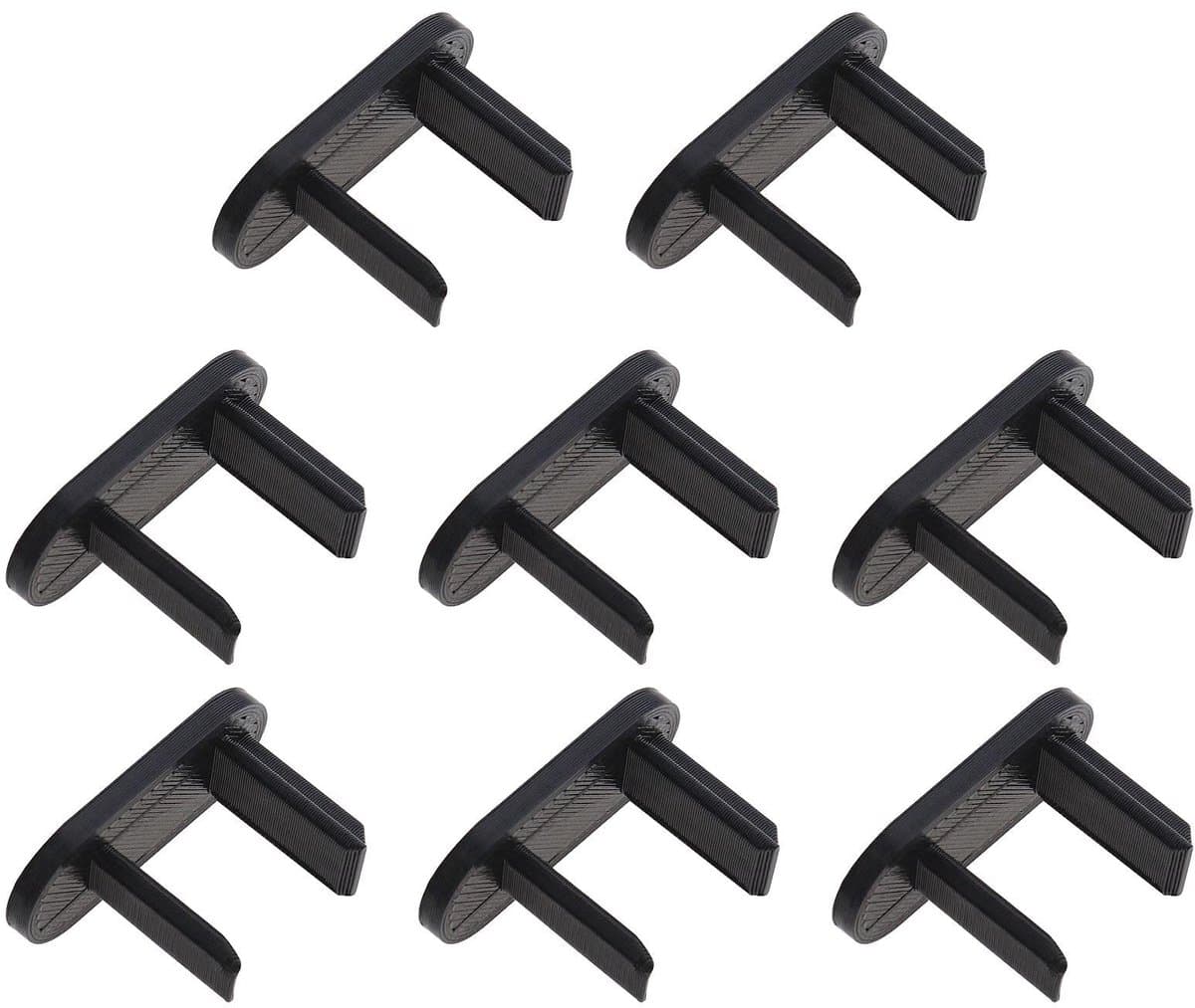 Dailygoods - Dailygoody - 8-delige set clips - Vervanging - Zwart - Achterste bagagerek clips - Perfecte pasvorm voor Ford Fiesta MK8 - Duurzaam kunststof — afbeelding 1